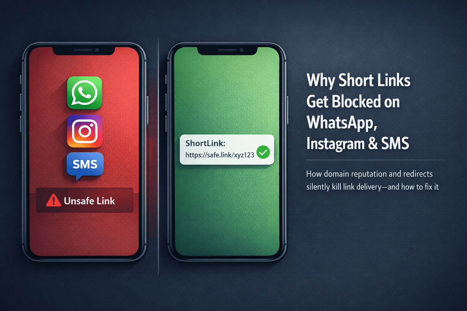 Why Short Links Get Blocked on WhatsApp, Instagram & SMS (And How to Fix It)